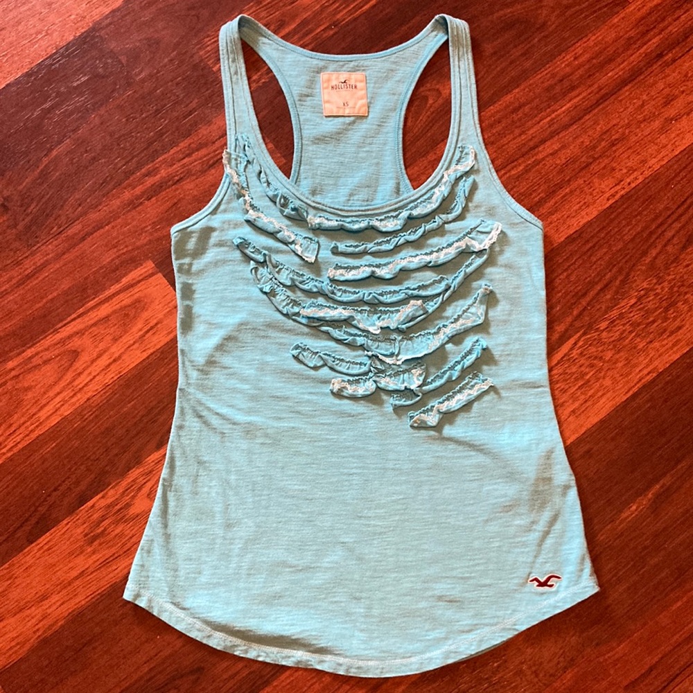 🌺 3/$12 Hollister tank top, women’s size XS, light turquoise